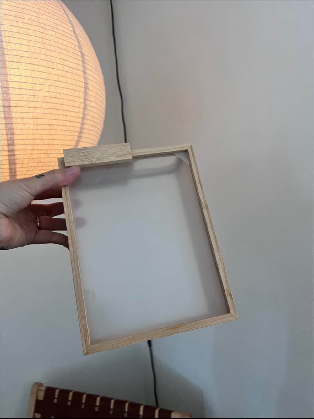 Wooden storage box